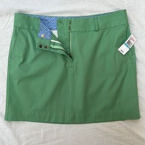NWT Vineyard Vines Kelly green cotton mini skirt - size 16